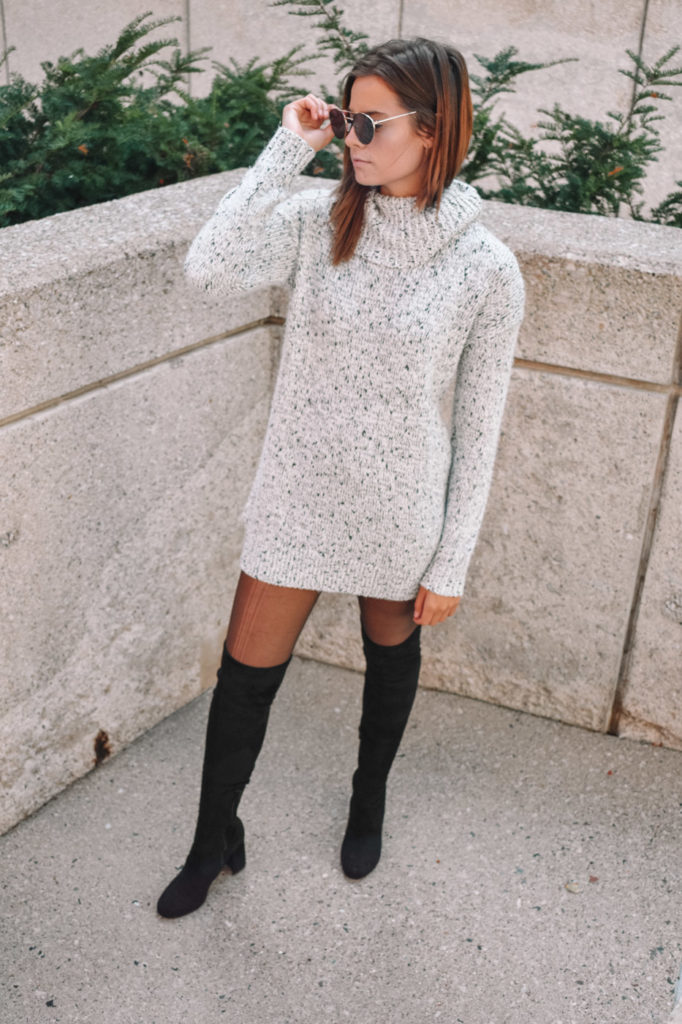 what to wear with knee high boots plus size