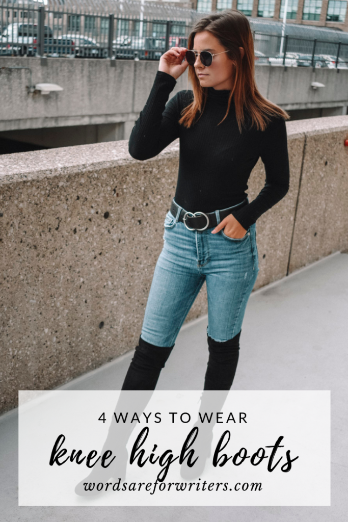 4 ways to wear knee high boots